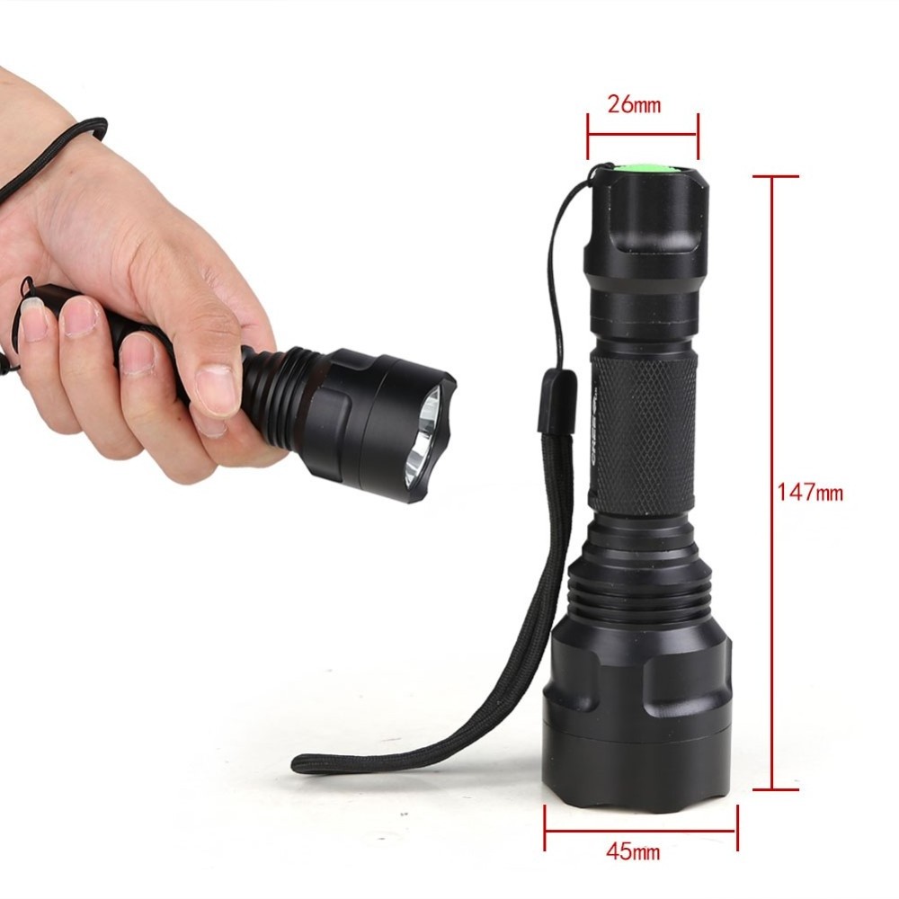 High quality powerful 1000 lumen rechargeable high power led flashlight hand torch light