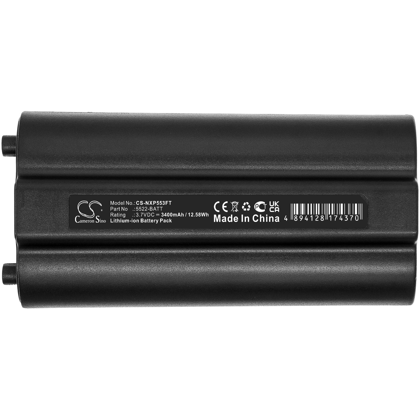 Cameron Sino 3400mAh Battery for Nightstick 5522-BATT Nightstick XPR-5522GMX