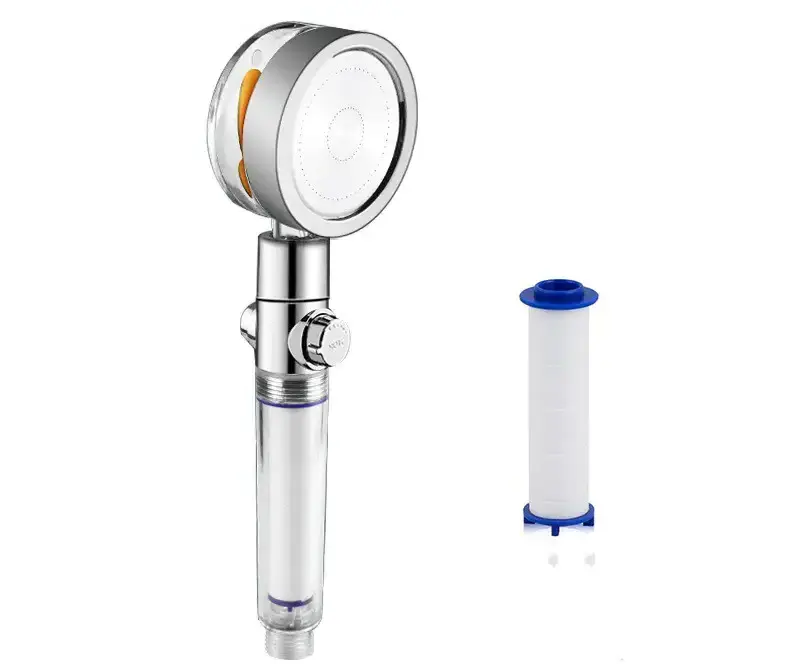 Turbo Filter Two-In-One Shower Head Adjustable Handheld Shower Head Pressurized Shower Head