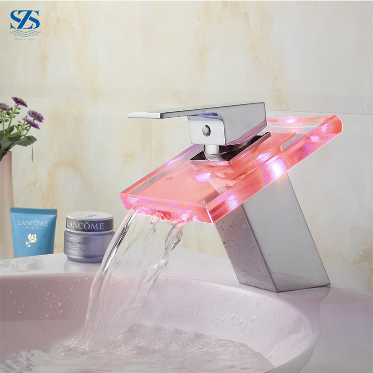 Unique Products From China Washroom Electric Water LED Tap Light