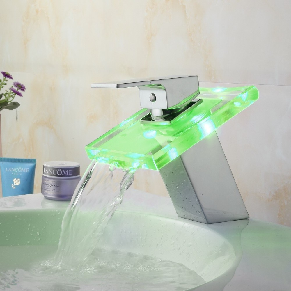 Unique Products From China Washroom Electric Water LED Tap Light