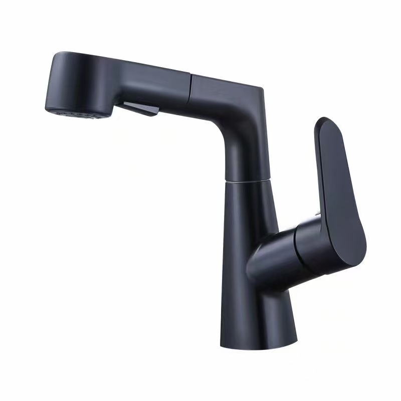 Top Mixer Black Bathroom Wash Bath Mixer Waterfall Sink Faucet Flexible Basin Shower Faucets