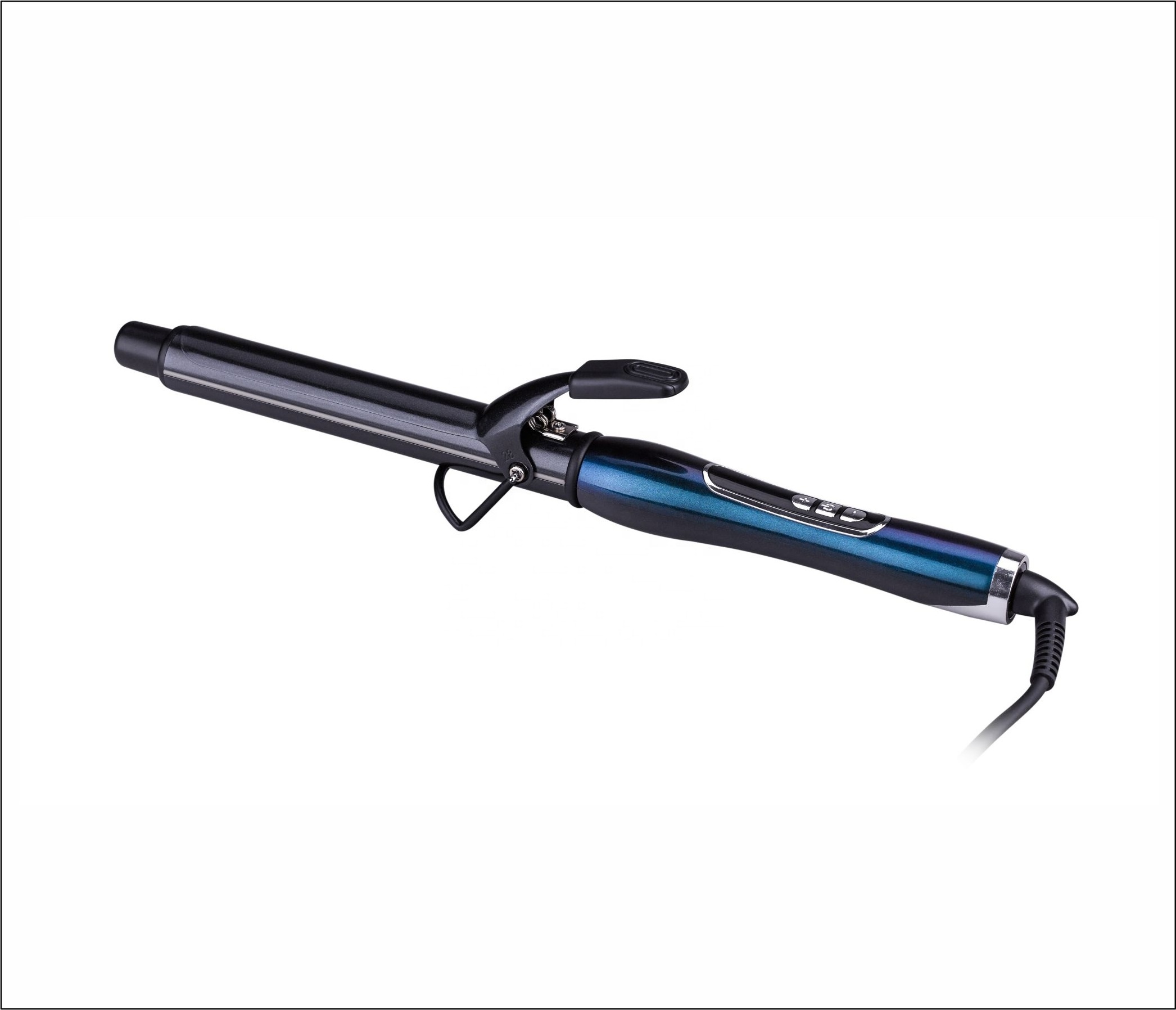 Professional  ceramic heating Barrels stable heating PTC heater heat up fast Lcd Titanium Barrel Curling Wand Curling Iron