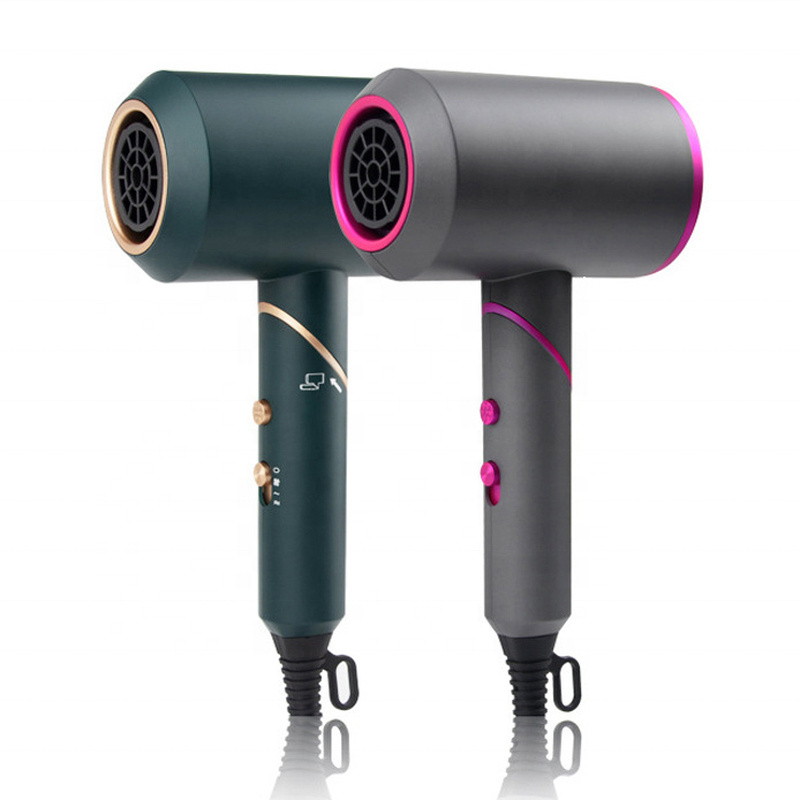 Portable Ionic Blow Dryer Foldable Handle With Blue Light Custom Fast Drying Hair Care Hair Styling Mini Hair Dryer