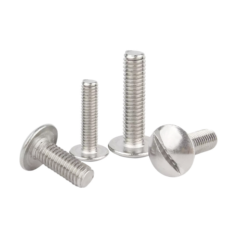 Sunpoint  ISO1580/JISB1101T Stainless Steel 304 Mushroom Umbrella Slotted Truss Head slotted screw Machine Screws