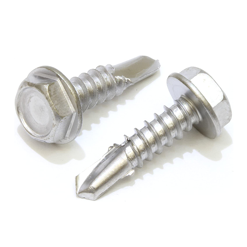 hexagon roofing stainless steel  selfdrilling hex head self drilling screws with washers