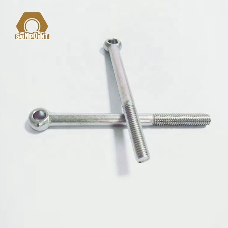 DIN580 M16 stainless steel 90 degree lifting eye bolts