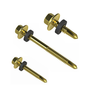 hexagon roofing stainless steel  selfdrilling hex head self drilling screws with washers