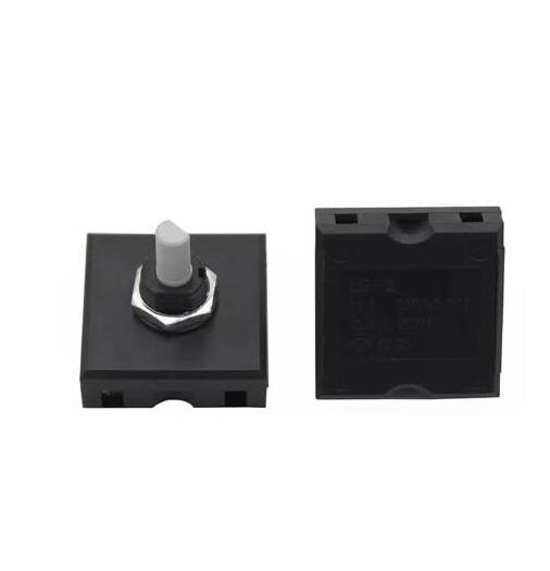 10 (3A) Square 32MM Rotary Switch 4 Plug Electric Cooker Health Preserving Pot Fan Speed Control Switch