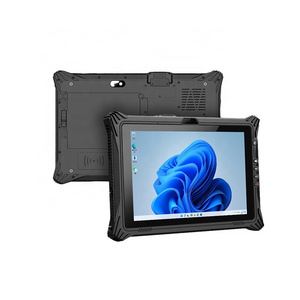 Windows 11 Rugged Tablet Pc Pda 700 Nits Waterproof Panel Pc Wifi 6 Gps Data Collectror Tablet With Scanner