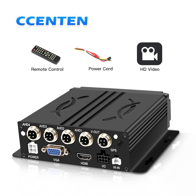 CCT 4 Channel SDD Local Truck MDVR Car Black Box H.264 1080P Video Recording CCTV DVR for Heavy Vehicles