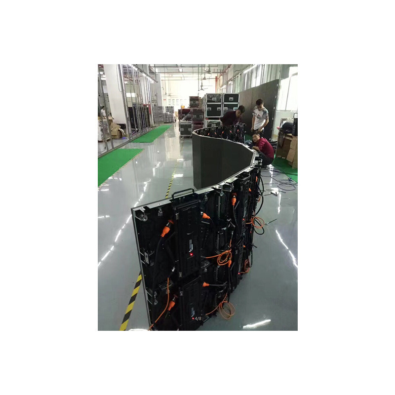 SCREE indoor P3.91 curved rental led display screen with factory price