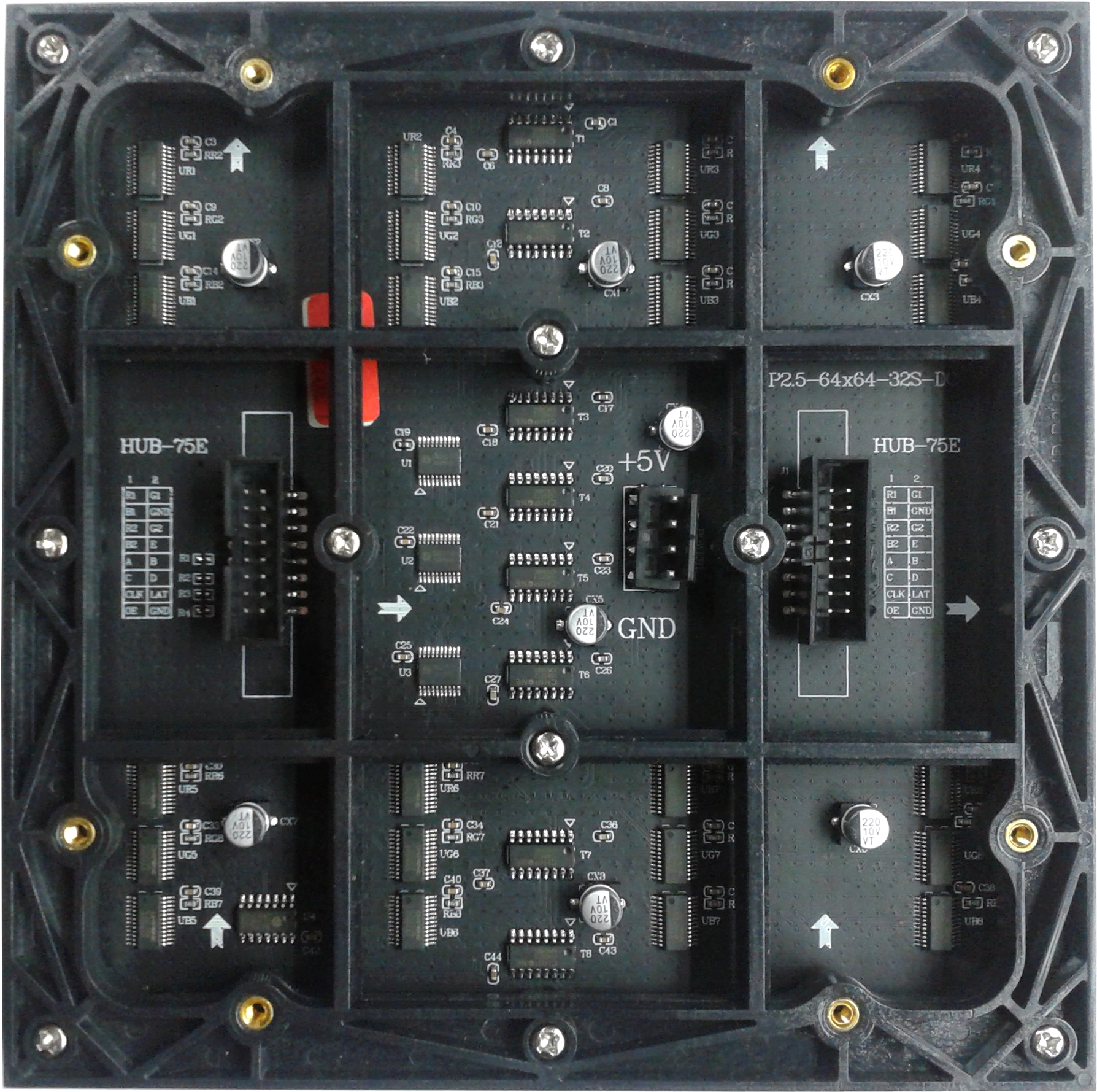 China factory indoor P2.5 small size led module 160x160mm 1/32 scan led display panel