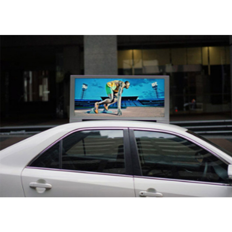 3G 4G WiFi taxi roof led display/led screen car advertising/Digital Taxi Top Advertising sign