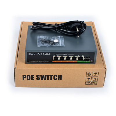 SDAPO PSE604GS 5 Port Gigabit Ethernet PoE Switch 4 Port 10/100/1000Mbps PoE Switch For Dahua IP Camera