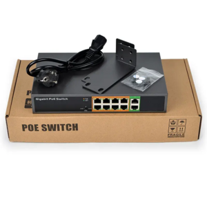 SDAPO PSE1008G 8 Port POE Switch with 2 gigabit RJ45 port uplink poe network switch