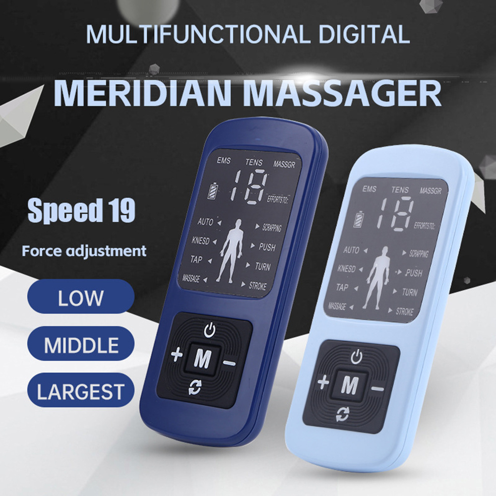 Tens Physical Therapy dual output massager Digital meridian Pulse Therapy muscle stimulation massager