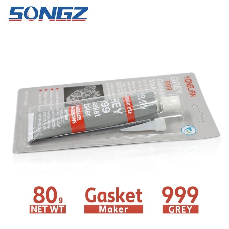 Factory Price Easy Seal Sealant Grey 999 Gasket Maker Sealant For Resists Oil Water and Anti-Freeze