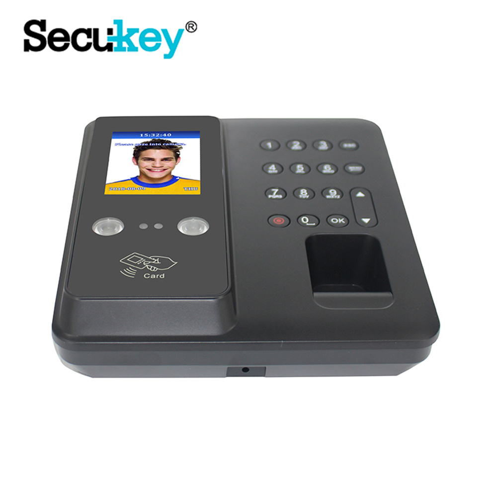 Secukey F12 Biometric Fingerprint and Face Time Attendance System Time Recording Machine