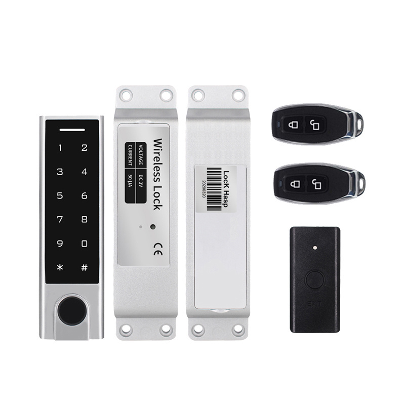 Wireless Biometric Fingerprint Access DIY Door Lock Waterproof Access Control Wireless Kit Touch Keypads Smart Door Lock