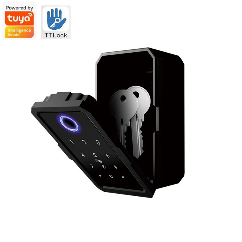 Waterproof Safe Ttlock Code Combination Storage Smart Key Box For House Key Storage