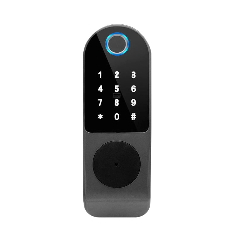 ttlock tt lock tuya wifi app waterproof biometric electronic fingerprint RFID remote control smart digital door lock