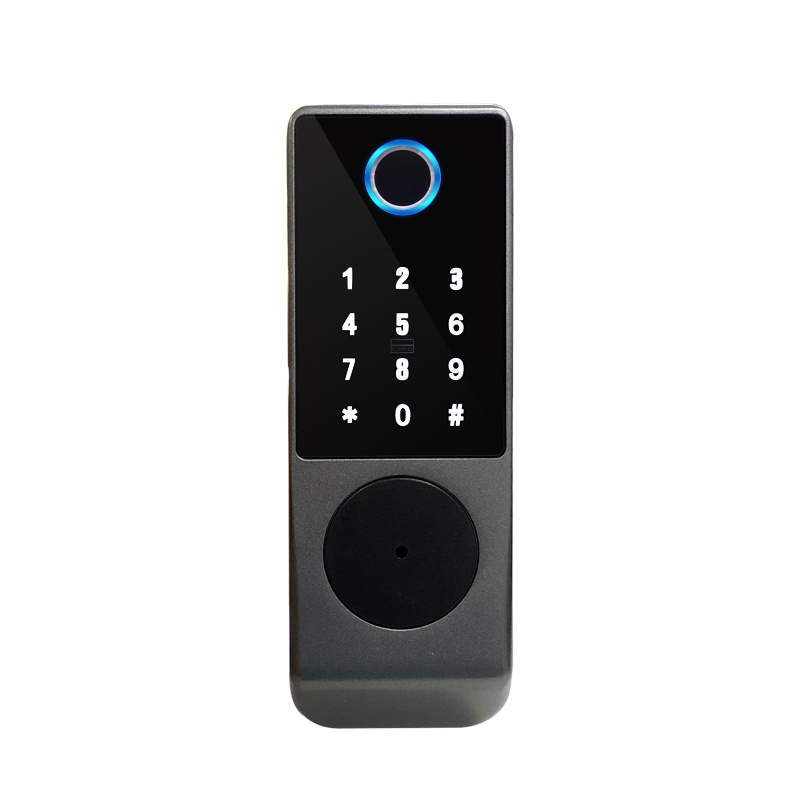 Ip54 Fingerprint Wireless Lock Dual Sides Smart Gate Lock With Bluetooth Door Lock Metal Case  D4-W