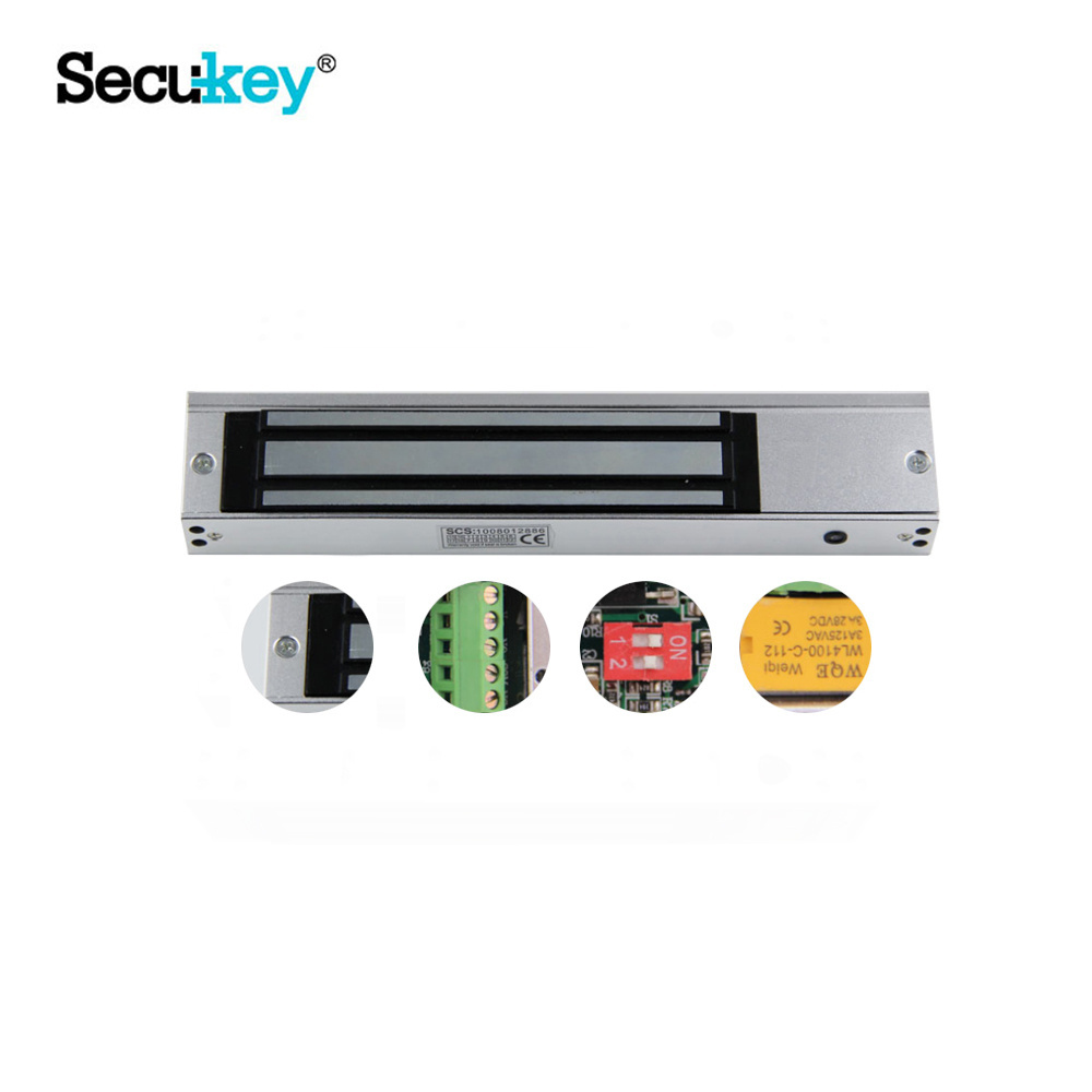 Secukey 280KG 600LBS Single Door Magnetic Electric Door EM Lock with LED for Access Control