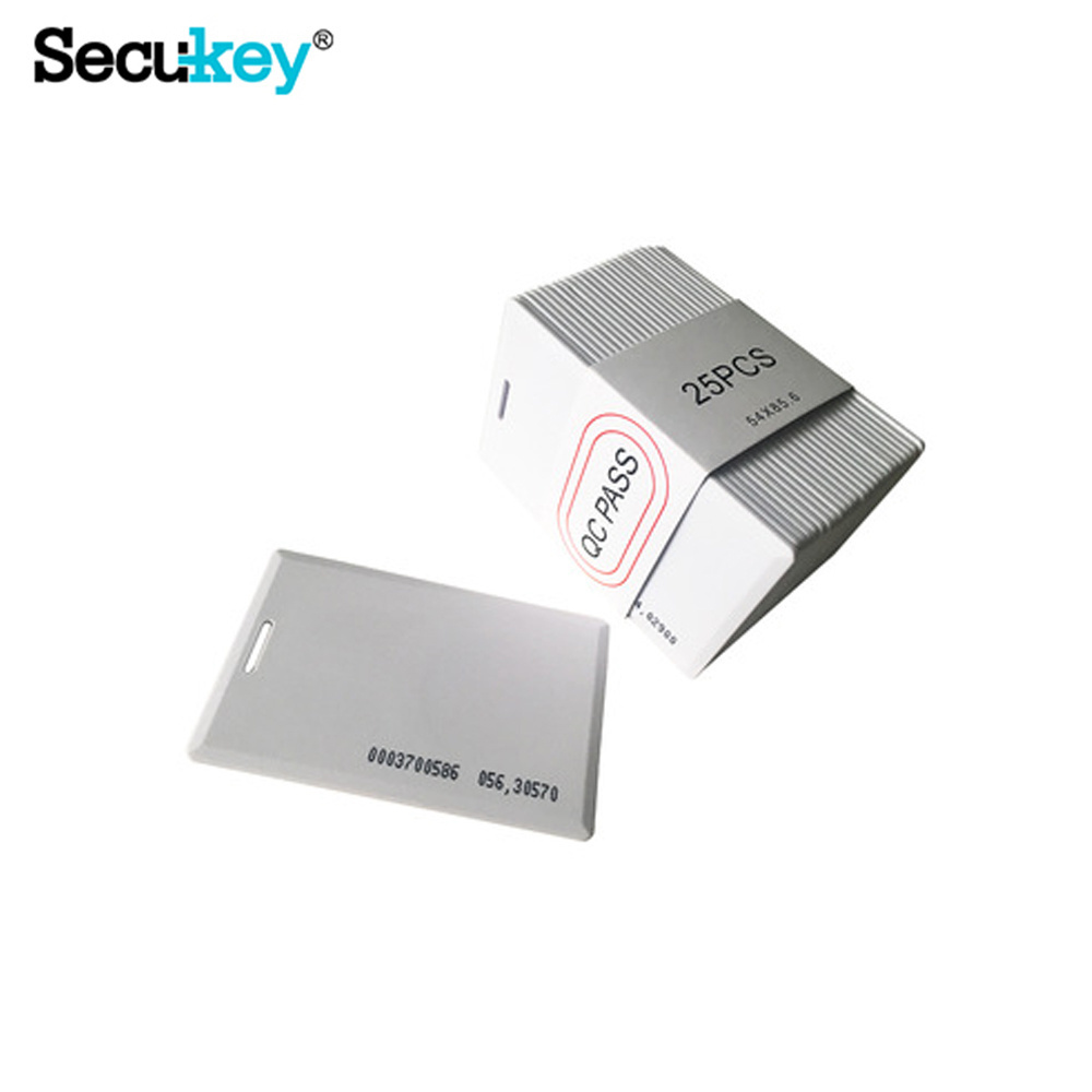 Secukey Printable White Blank EM card EM4100 TK4100 proximity 125khz LF rfid cards