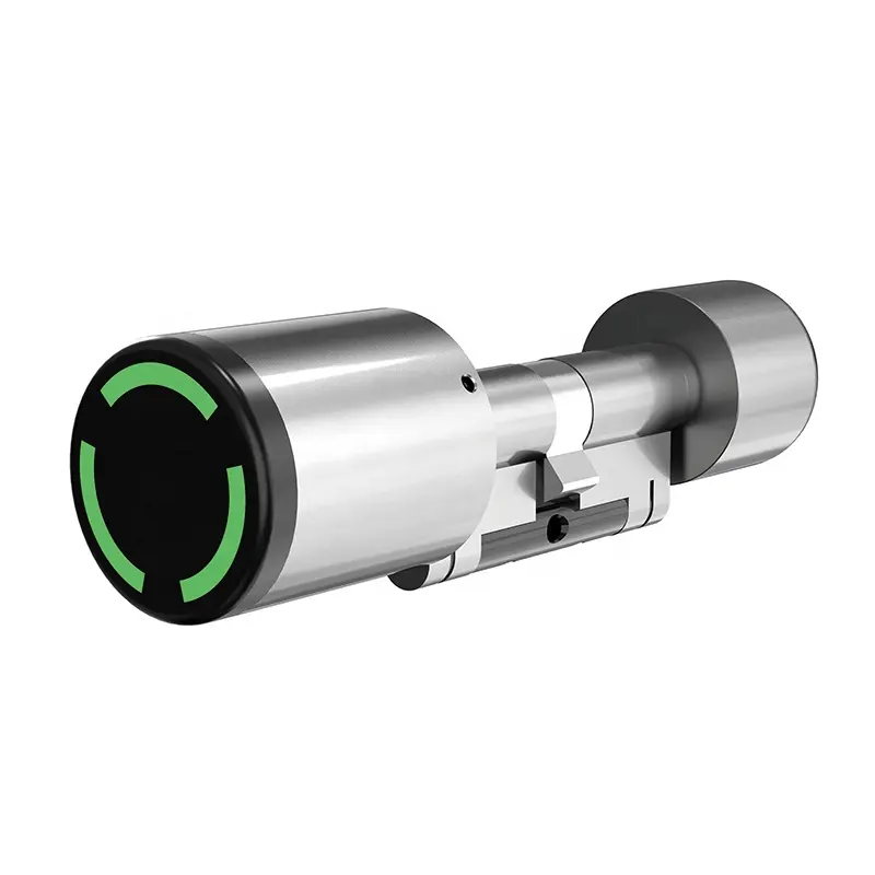 IP67 Euro Standard Smart Cylinder with TTlock Tuya Blue tooth APP Adjustable Cylinder Size Electronic Card Smart Lock