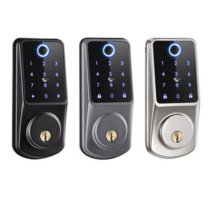 Tuya Home smart Fingerprint Lock Bluetooth Deadbolt Lock Work with Proximity Card