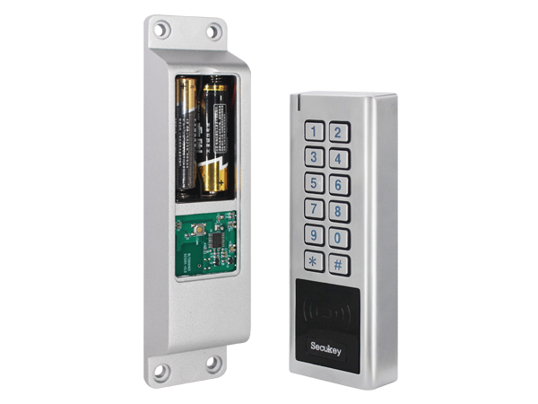 Secukey Wireless Kit Metal Wireless Keypad+Wireless Bolt Lock+2 pcs Remote Transmitters+5pcs Keyfobs