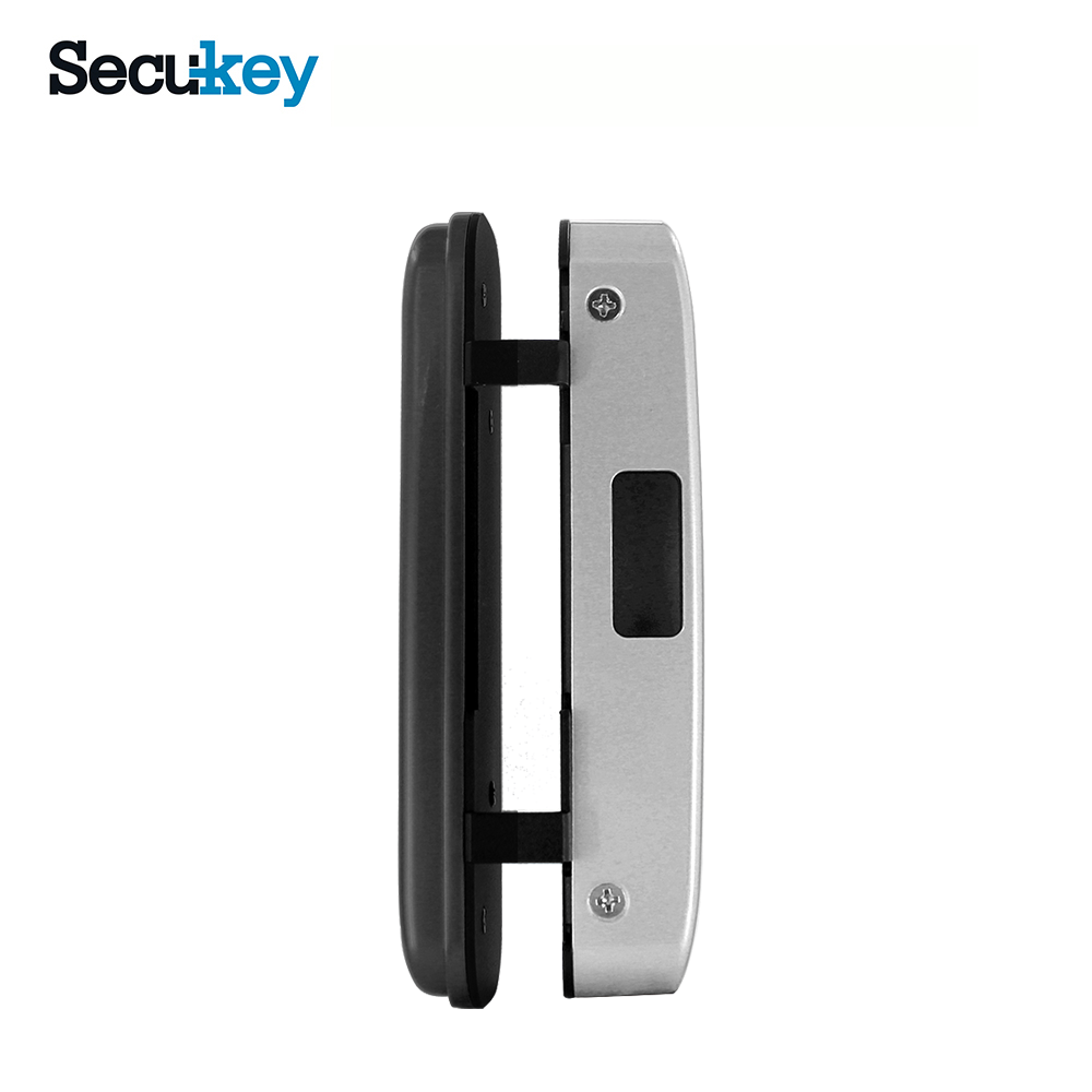 Secukey Fingerprint Sensor Biometric Glass Door Lock Commercial Smart Keypad Biometric Fingerprint Access Control