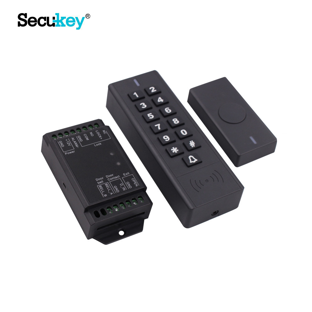 Secukey 433MHz Wireless Access Control Kit Keypad+ Mini controller+Wireless Exit Button