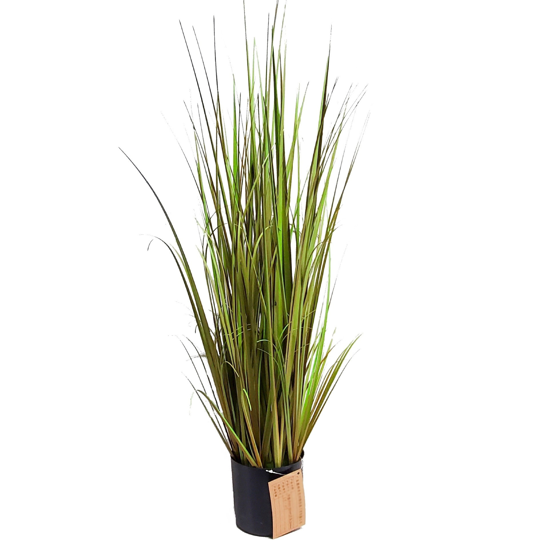 Senmasine 80cm Fake Potted Plants Artificial Leave Simulation Leaf Faux Onion Grass With Black Plastic Pot Office Desk Decor