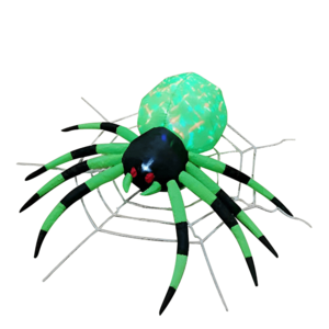 4ft 6ft Halloween Inflatable Spider With Built-in Led Multi Moving Projector Light Outdoor Indoor Party Decoration