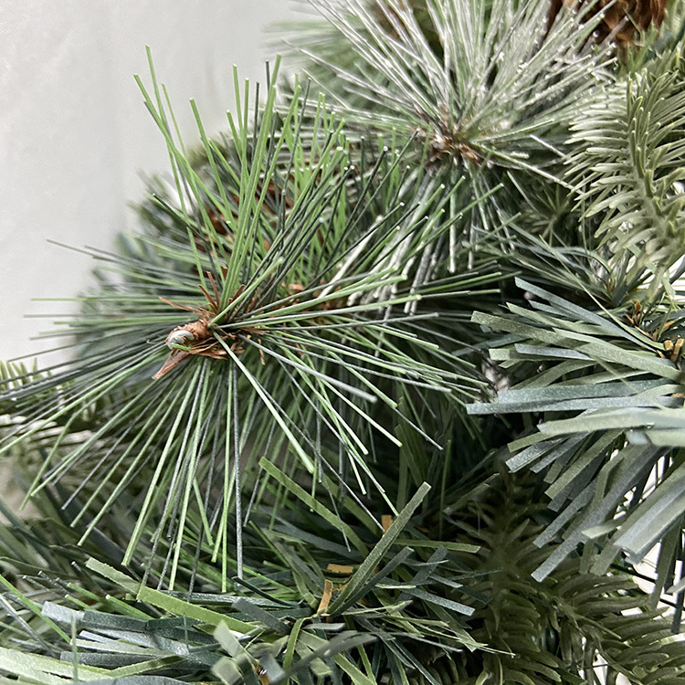 6ft Artificial Christmas Garland with Pine Cones pine needle pvc branch