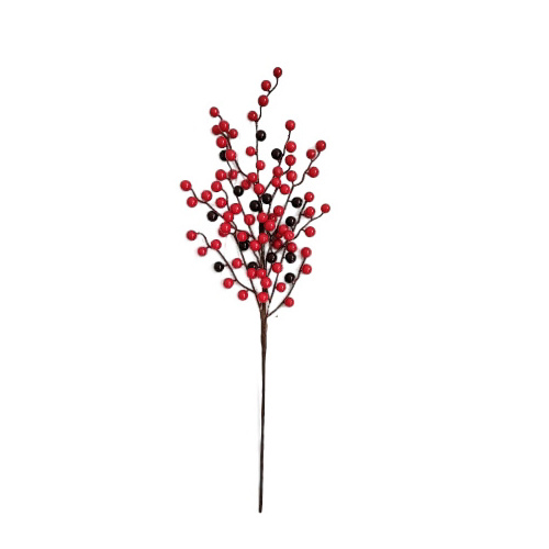 Senmasine Artificial red berries picks for Christmas Tree Wreath Decorations Crafts Holiday Home Decoration