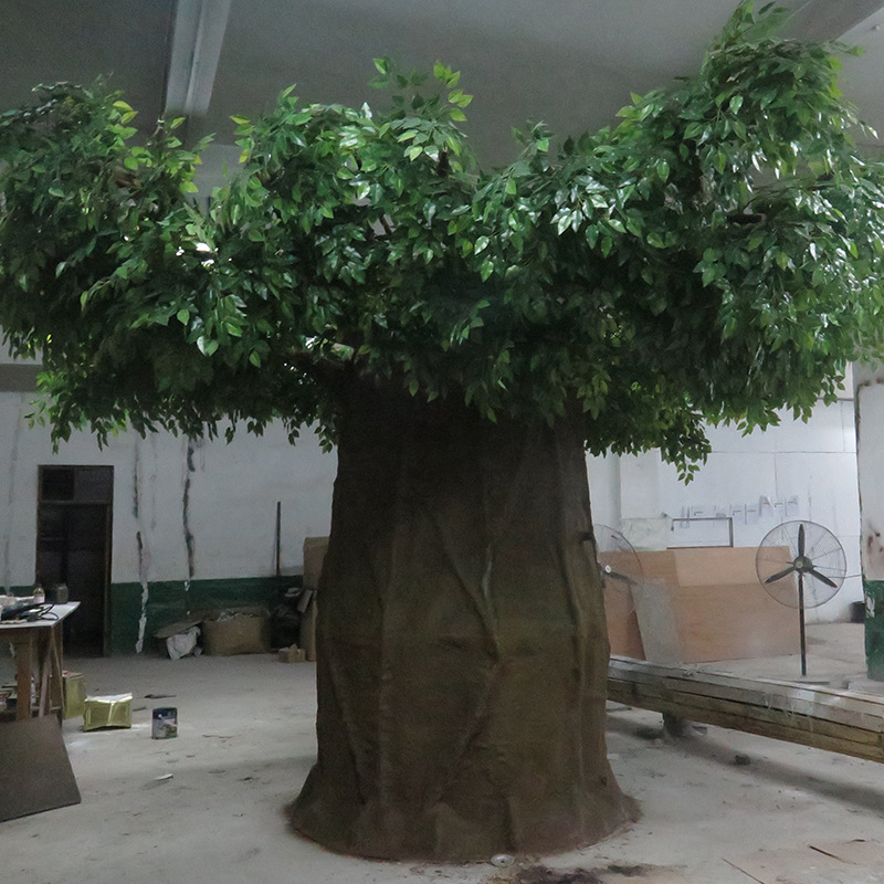 Custom High Simulation Banyan Trees Large Outdoor Big Artificial Ficus Tree For Garden Centerpiece Decoration 2m 3m 4m 5m