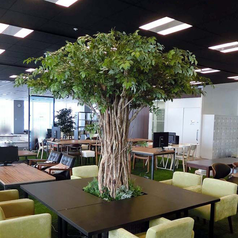 Custom High Simulation Banyan Trees Large Outdoor Big Artificial Ficus Tree For Garden Centerpiece Decoration 2m 3m 4m 5m