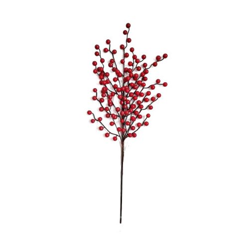 Senmasine Artificial red berries picks for Christmas Tree Wreath Decorations Crafts Holiday Home Decoration