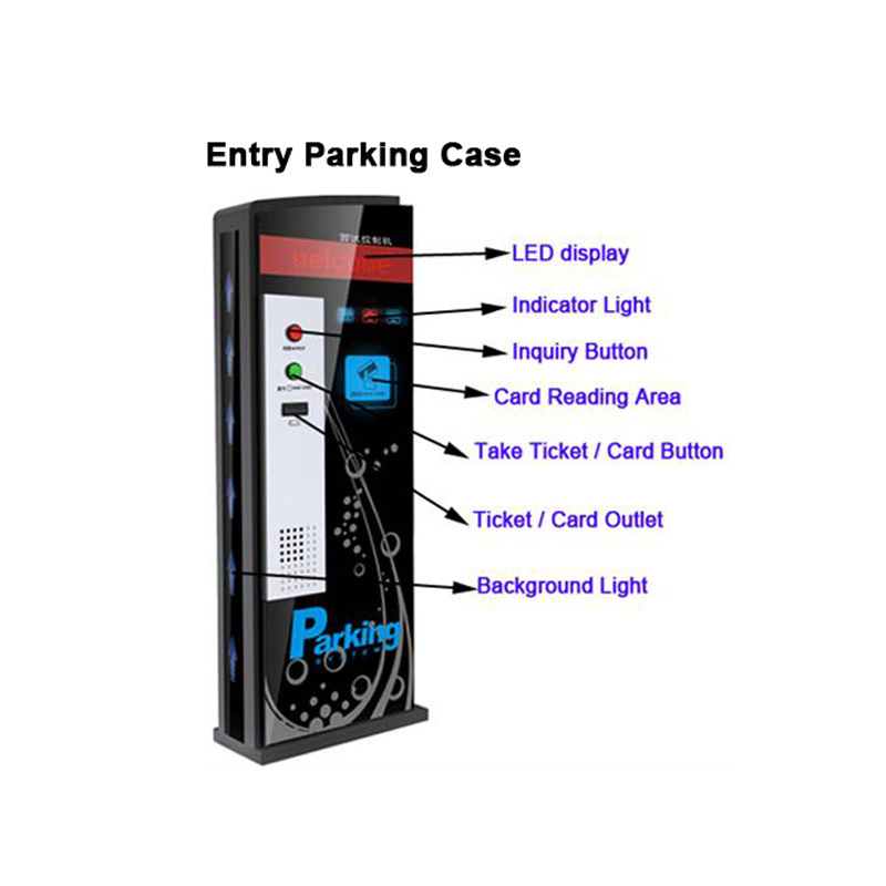 SEWO China Factory Automated RFID Car Parking Entrance Ticket Dispenser Road Boom Barrier Barcode Payment Machine X6