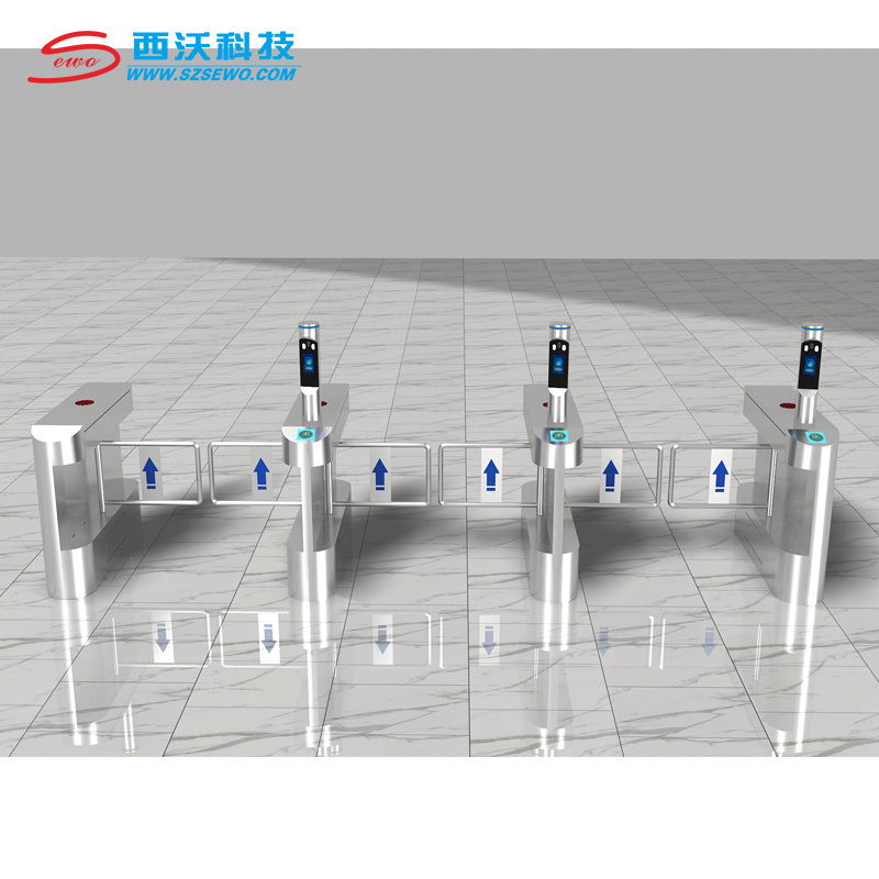 SEWO Electronic Entrance and Exit Access Barrier Control Gate Turnstile Swing