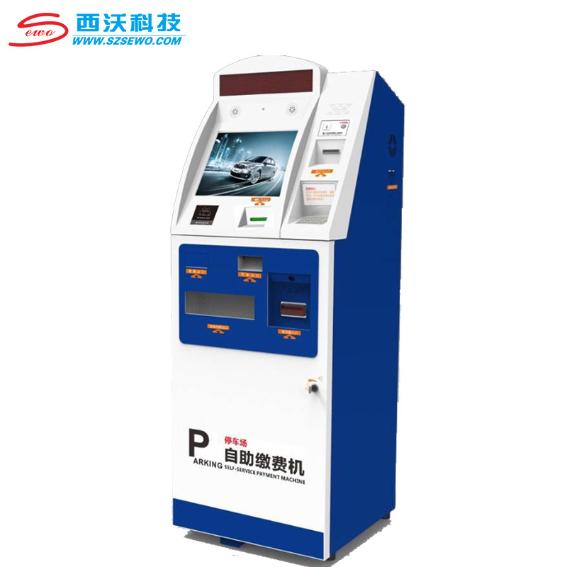 SEWO Cash Dispenser Deposit Self Service Payment Terminal Digital Signage Kiosk Parking Payment Machine