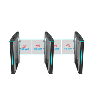 SEWO Luxury Full Automatic Speed Swing Gate Turnstile for Subway High Speed Railway Station Entrance Barrier Gate Access Control