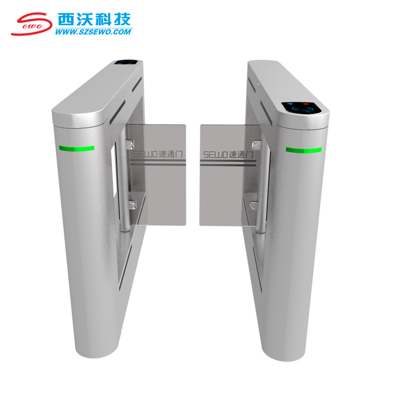 SEWO Security Swing Turnstile Barrier Gate for Supermarket Shopping Mail RFID VIP Card Turnstile Access Control