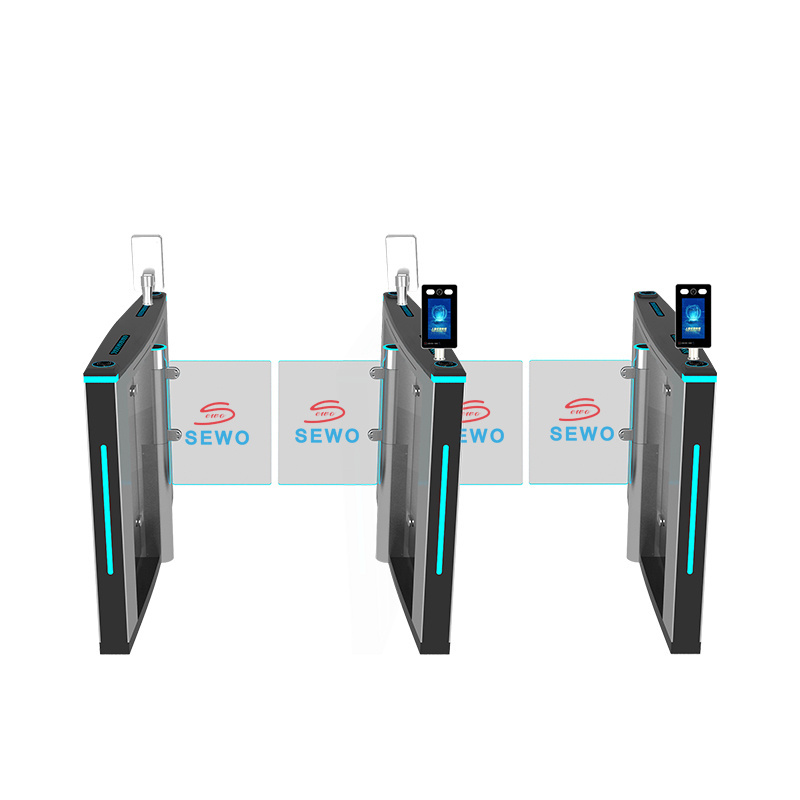 SEWO Luxury Full Automatic Speed Swing Gate Turnstile for Subway High Speed Railway Station Entrance Barrier Gate Access Control