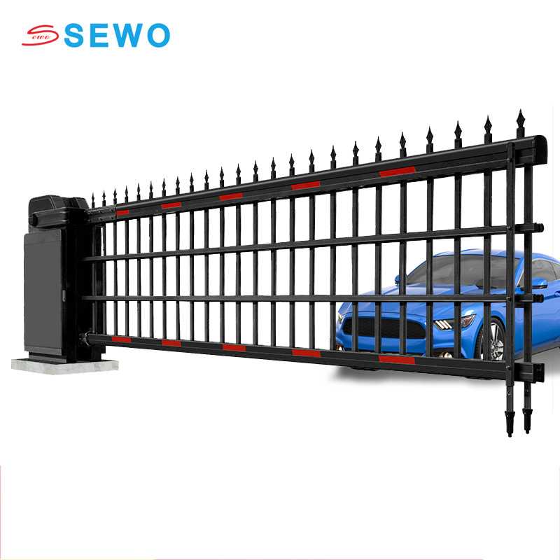 SEWO Vehicle Access Control Management 5.3ft Hight Automatic Traffic Boom Barriers Heavy Duty Barrier for Car Parking Lots