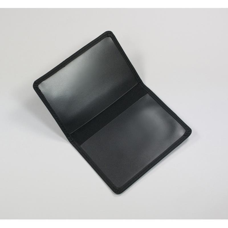 Two Fold Business Card Holder Custom Plastic Two Pocket Card Holder