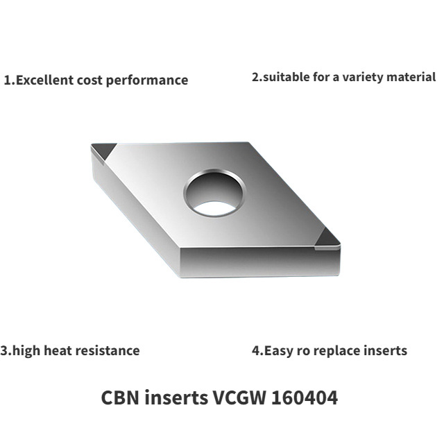 Hot sale CBN turning blade DCGW 11T302 CBN inserts for cnc tools